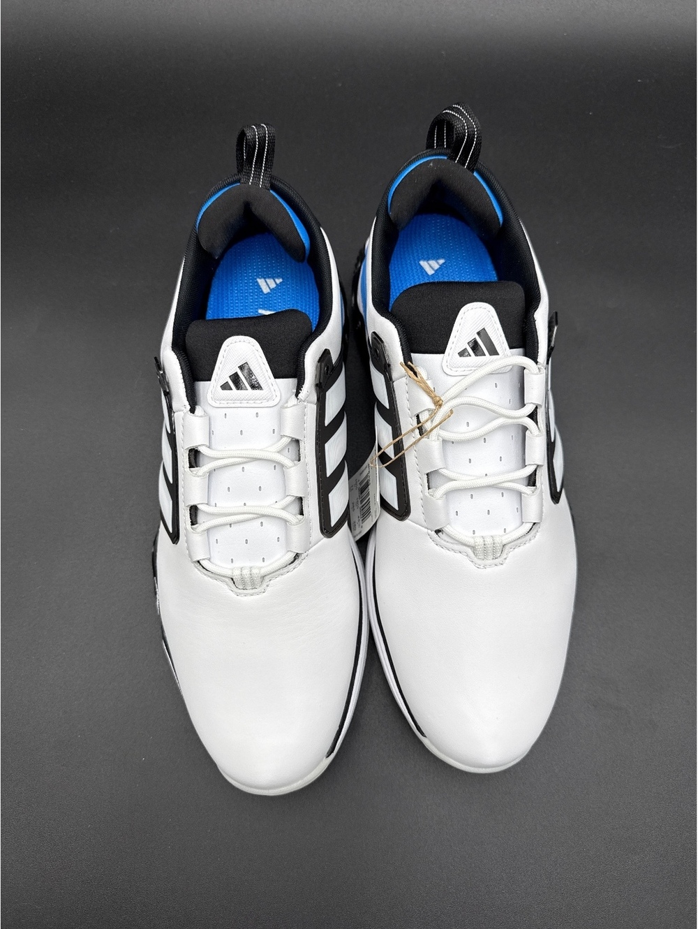 Adidas Adipower 26 SL Golf Shoes Size 11 White Black Blue